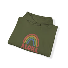 Load image into Gallery viewer, Aloha Rainbow Soft Unisex Heavy Blend™ Hooded Sweatshirt