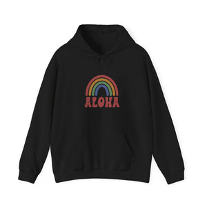 Aloha Rainbow Soft Unisex Heavy Blend™ Hooded Sweatshirt