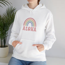 Load image into Gallery viewer, Aloha Rainbow Soft Unisex Heavy Blend™ Hooded Sweatshirt