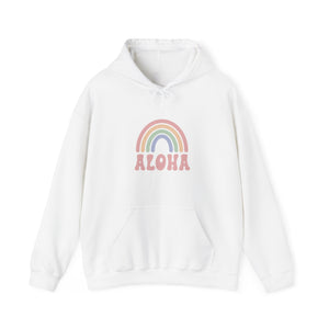 Aloha Rainbow Soft Unisex Heavy Blend™ Hooded Sweatshirt