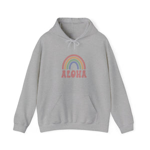 Aloha Rainbow Soft Unisex Heavy Blend™ Hooded Sweatshirt