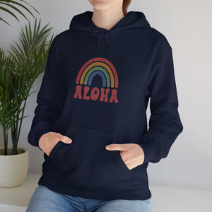 Aloha Rainbow Soft Unisex Heavy Blend™ Hooded Sweatshirt