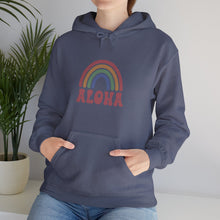 Load image into Gallery viewer, Aloha Rainbow Soft Unisex Heavy Blend™ Hooded Sweatshirt