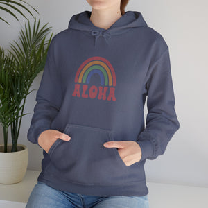 Aloha Rainbow Soft Unisex Heavy Blend™ Hooded Sweatshirt