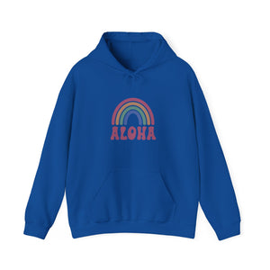 Aloha Rainbow Soft Unisex Heavy Blend™ Hooded Sweatshirt