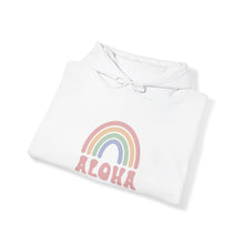 Load image into Gallery viewer, Aloha Rainbow Soft Unisex Heavy Blend™ Hooded Sweatshirt