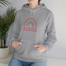 Load image into Gallery viewer, Aloha Rainbow Soft Unisex Heavy Blend™ Hooded Sweatshirt